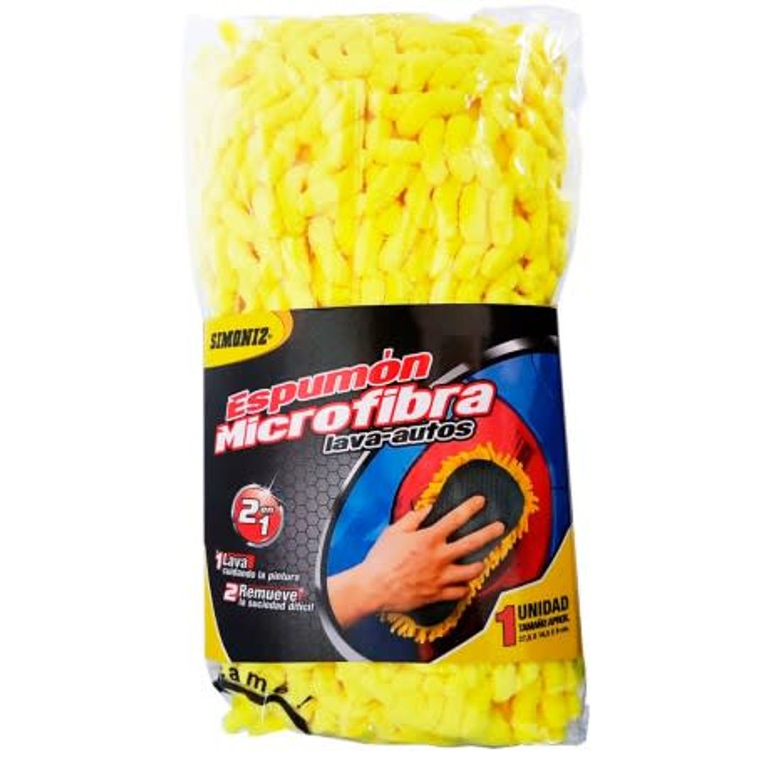 ESPUMON MICROFIBRA LAVA AUTOS SIMONIZ