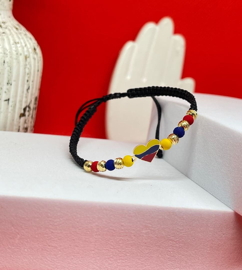 Pulsera corazon colombia balin italy 4mm