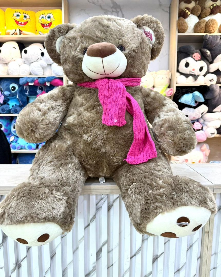 OSO PELUCHE 60cm BUFANDA COLORES