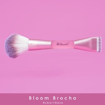 Imagen del producto BROCHA DOBLE PARA BASE Y RUBOR BLOOMSHELL