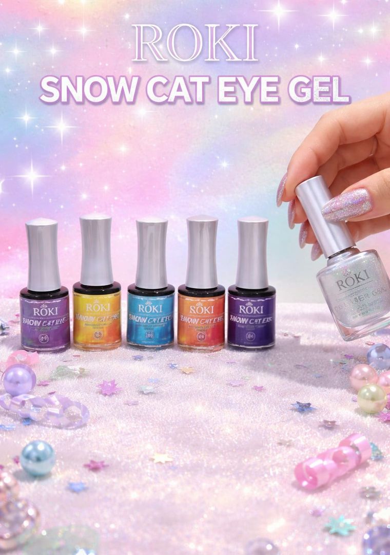 KIT DE 6 ESMALTES EFECTO OJO DE GATO