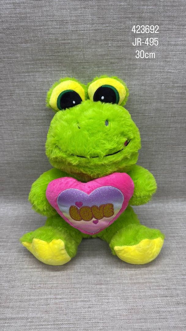 RANITA CON CORAZON 30 CM