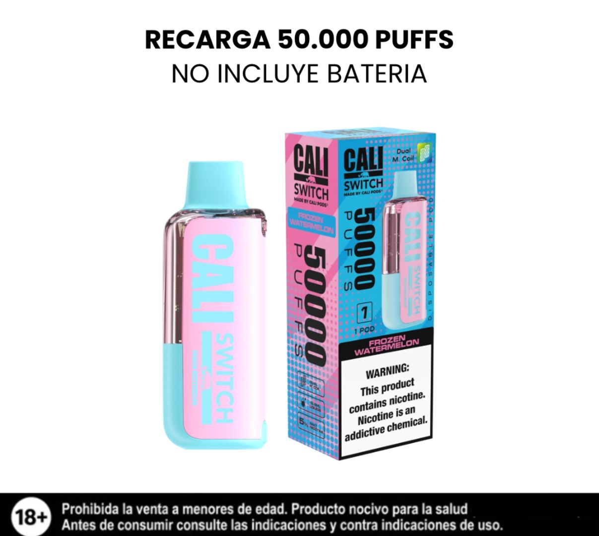 Cali Pod Frozen Watermelon 50.000 Puffs