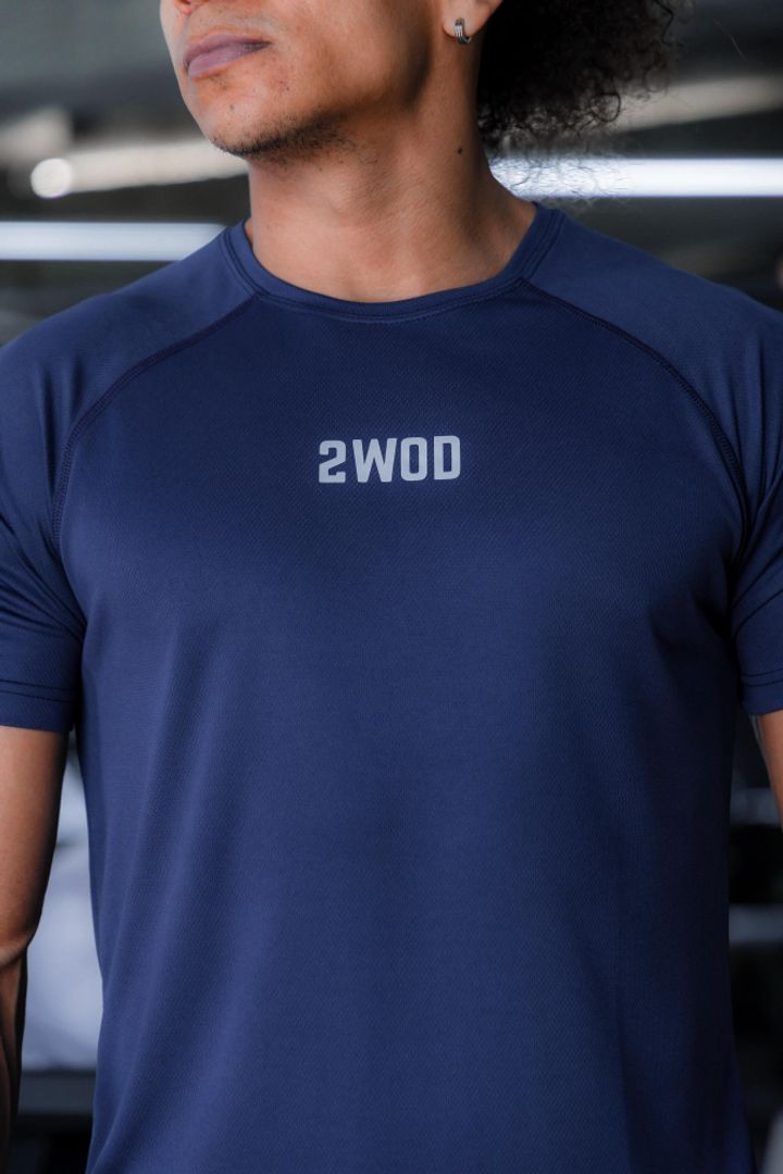 CAMISETA SLIM FIT AZUL NAVY