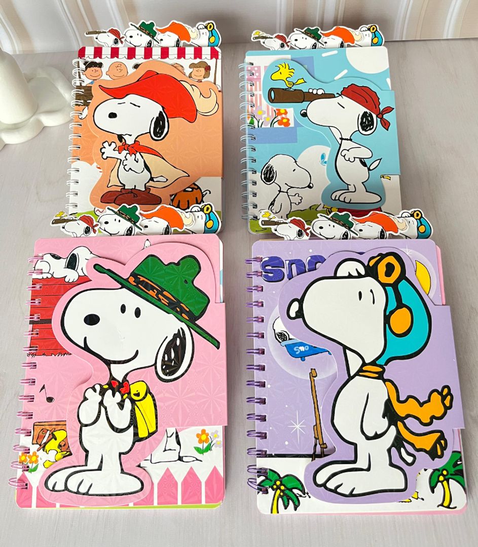 Agenda snoopy 5 materias 