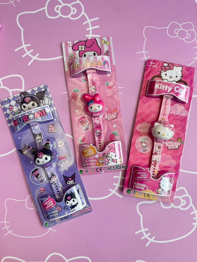 Reloj infantil con luz y sonido 