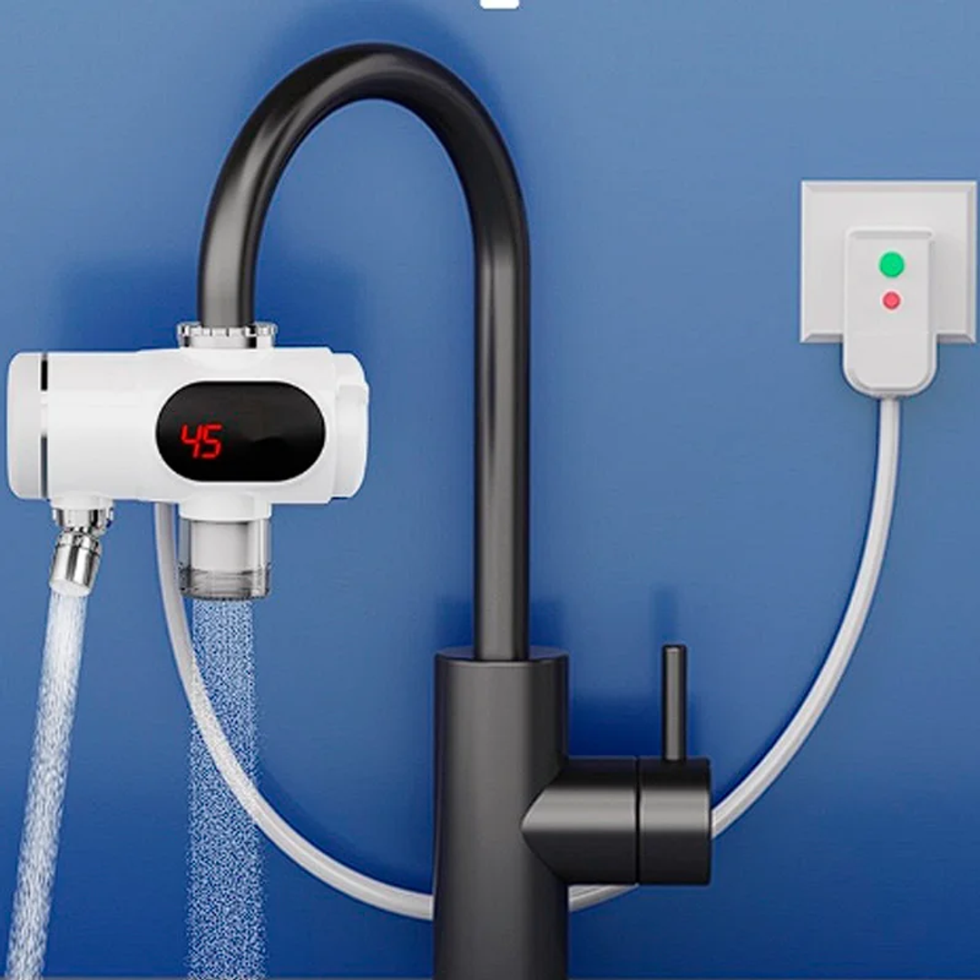 FILTRO CALENTADOR Y PURIFICADOR DE AGUA ELÉCTRICO PARA GRIFO 3000W