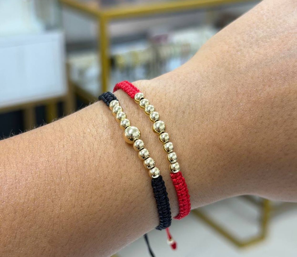 Par pulseras full balin 4mm y 5mm liso