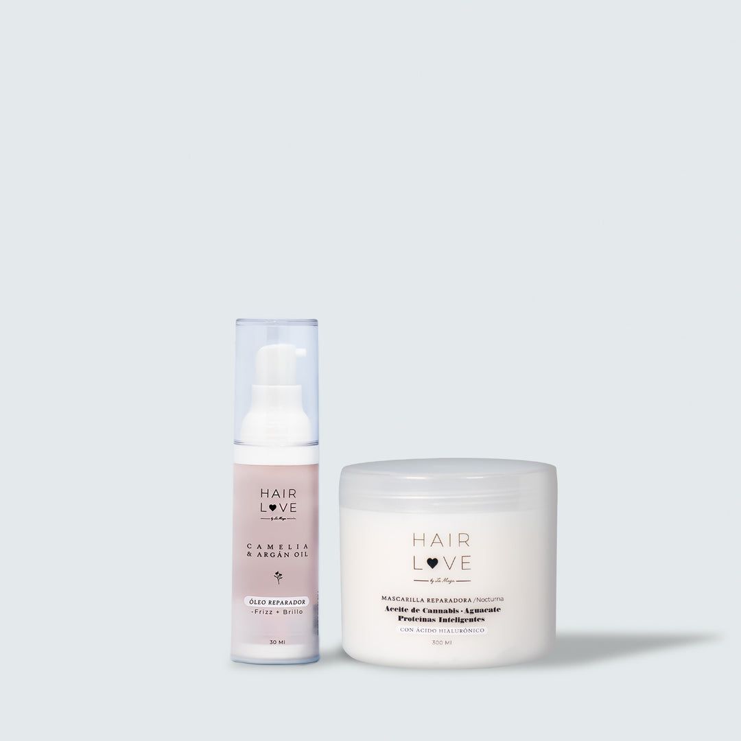 Kit capilar Elixir by la maga Mascarilla + Aceite capilar de Camelia y Argán