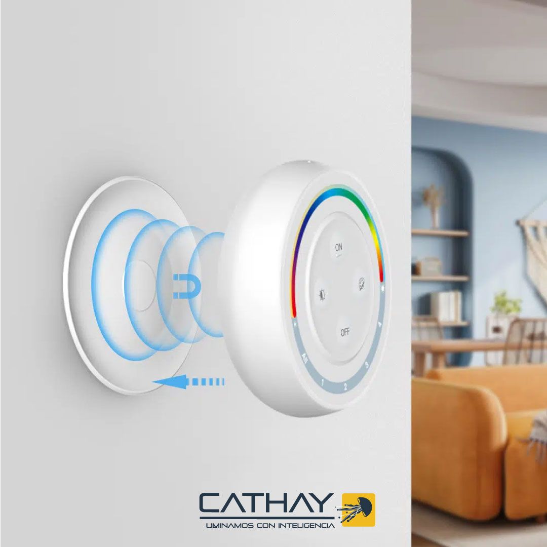 CONTROL REMOTO 2.4GHZ REDONDO BLANCO 