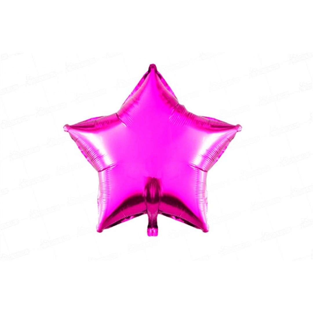 GLOBO FOIL ESTRELLA 18' SURTIDO PAQUETE X 12 UNIDADES