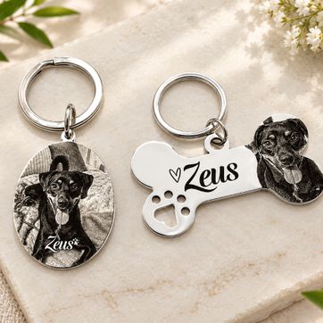 Imagen del producto LLAVERO + PLACA MASCOTA LASER