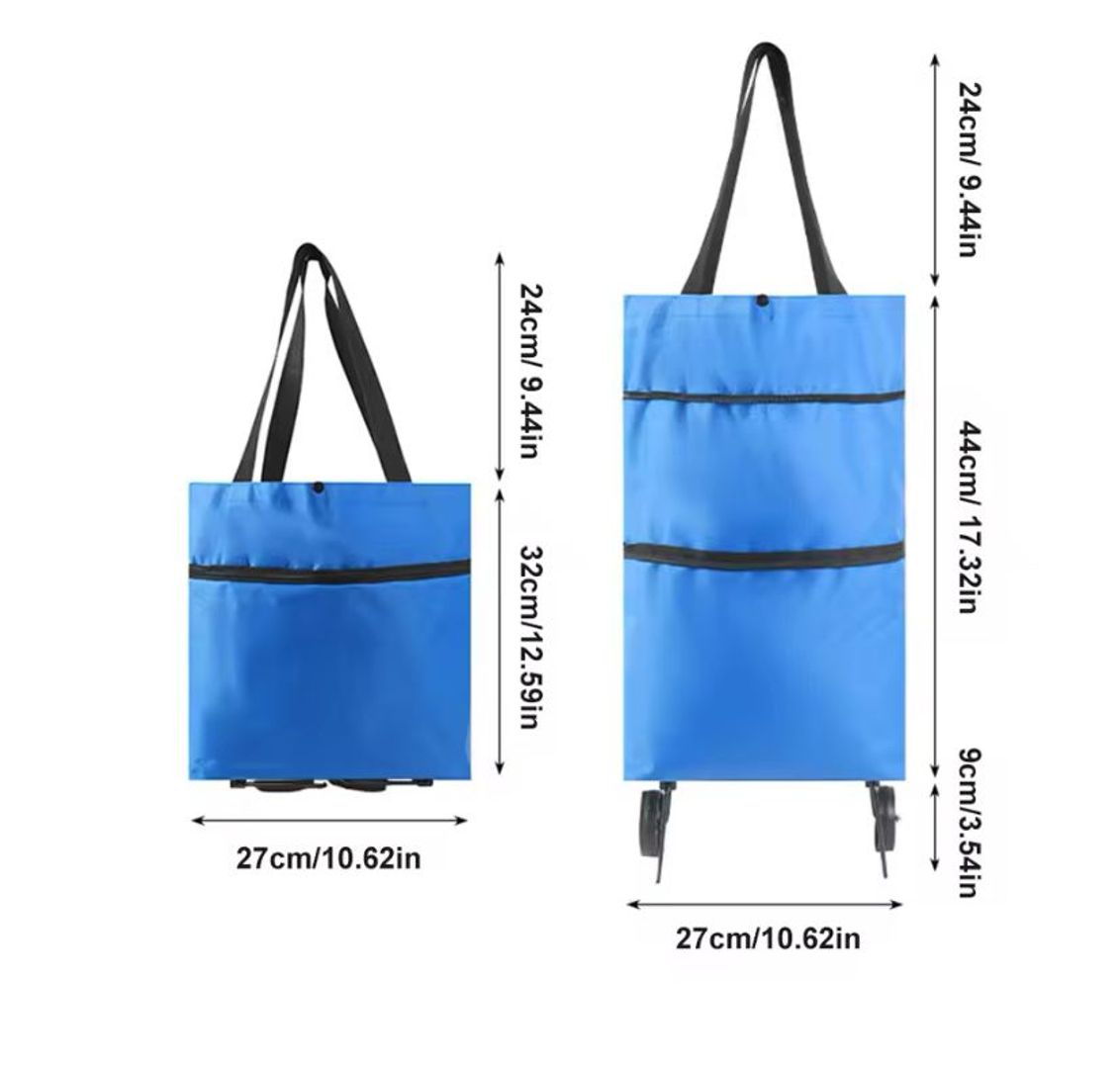 Bolsa con ruedas plegable