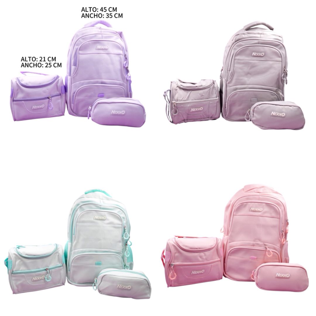 MORRAL TRIO GRANDE UNICOLOR 4125