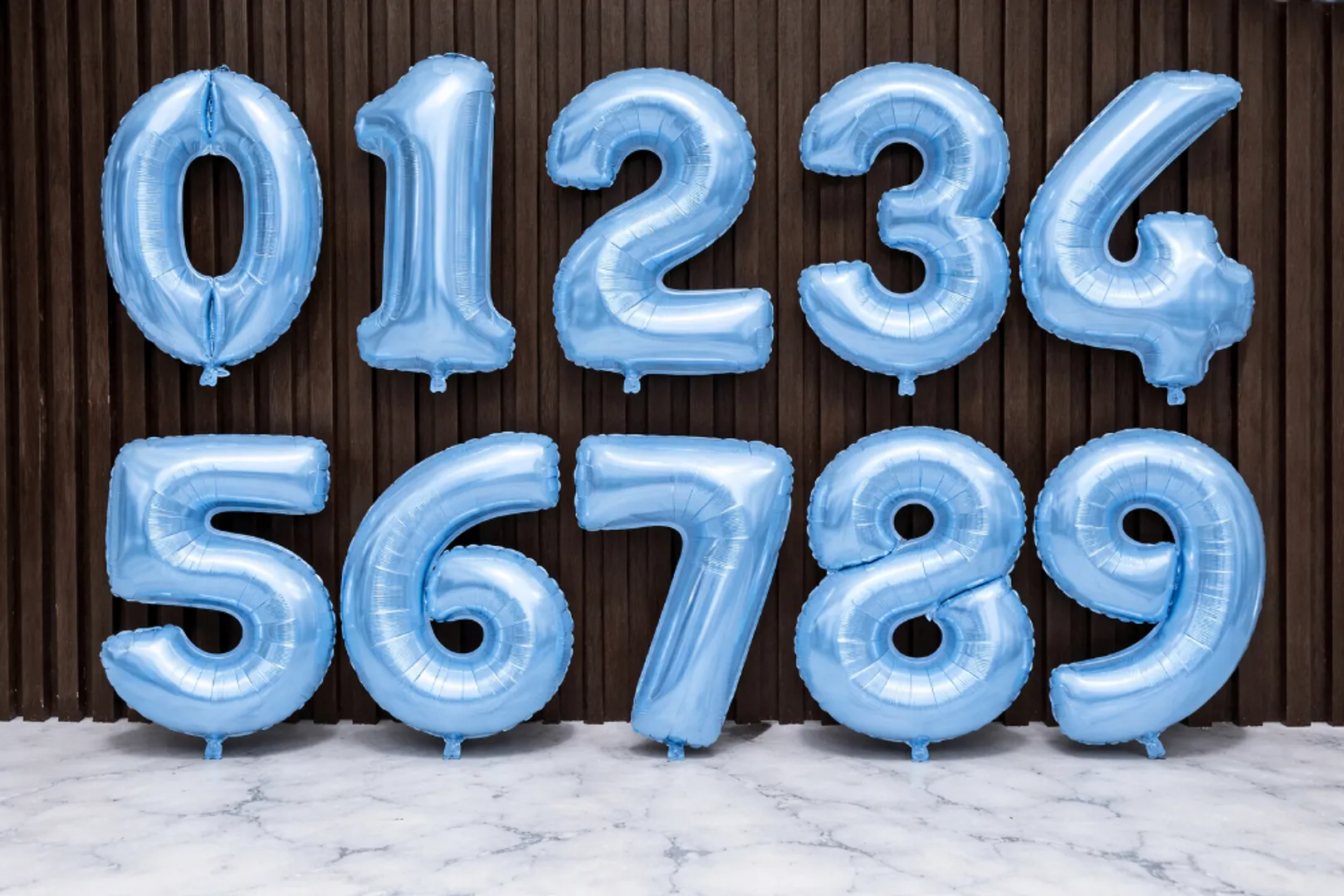 GLOBO FOIL 32” AZUL CLARO