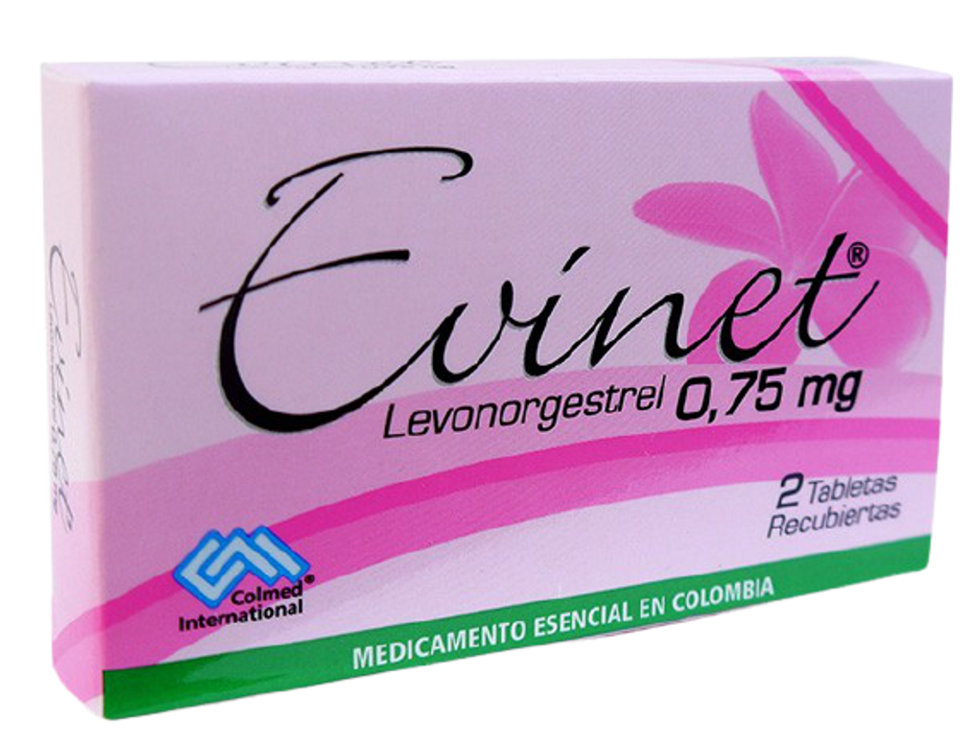 EVINET 0,75MG COLMED DIS X 2 TAB