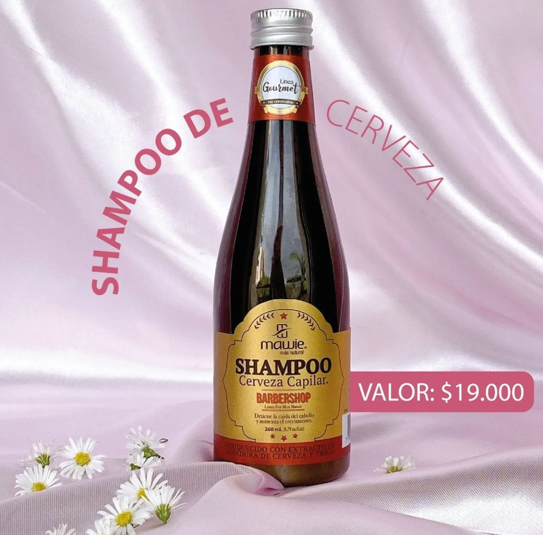 Shampoo de cerveza por men 260 ml 