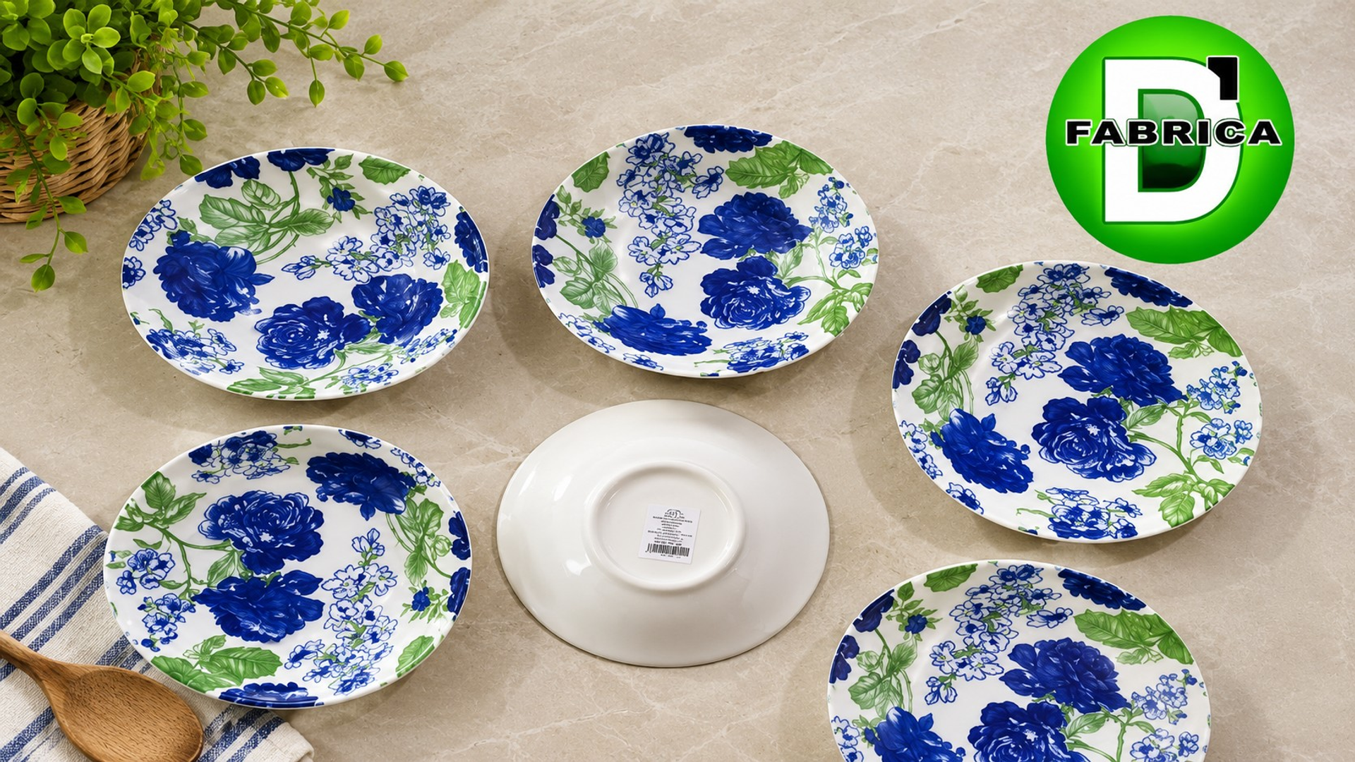 CHOCHA #7 DISEÑO "FLOR AZUL"-HAPPY