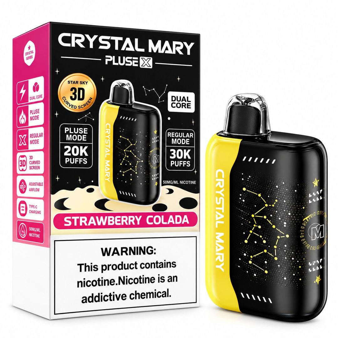 Crystal Mary Strawberry Colada 30.000 Puffs Pulse X