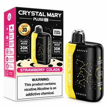 Imagen del producto Crystal Mary Strawberry Colada 30.000 Puffs Pulse X