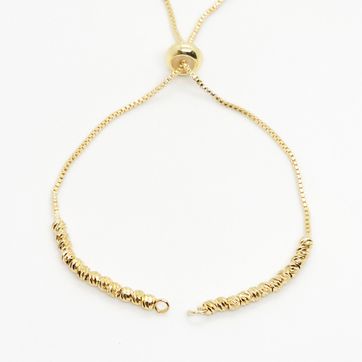 Imagen del producto HERRAJE PULSERA BALÍN RANURADO RODINADO