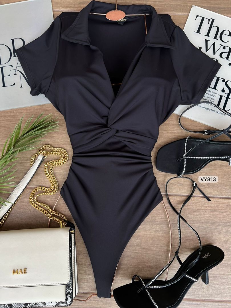 BODY CON CUELLO NUDO ADELANTE  VY813