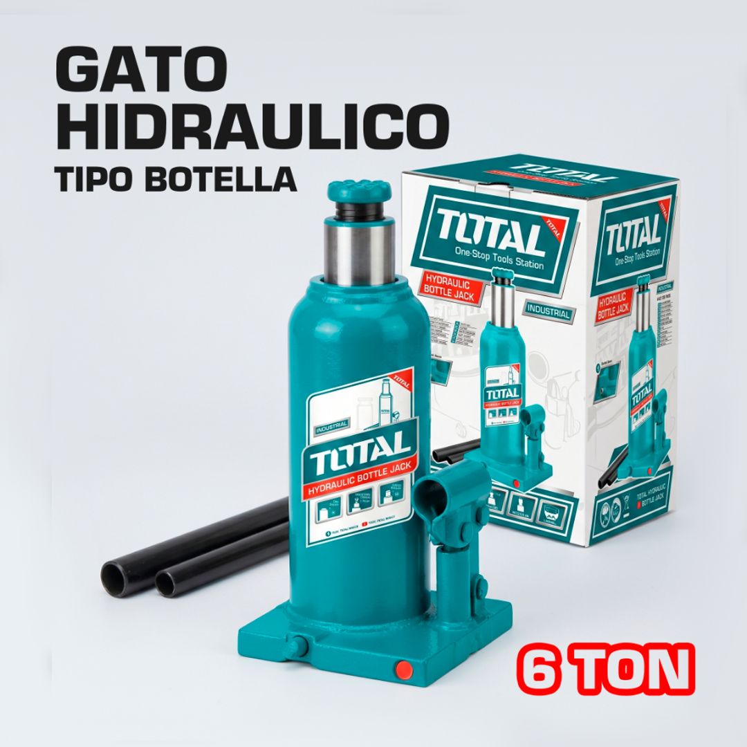 GATO HIDRAULICO TIPO BOTELLA DE 6 TONELADAS