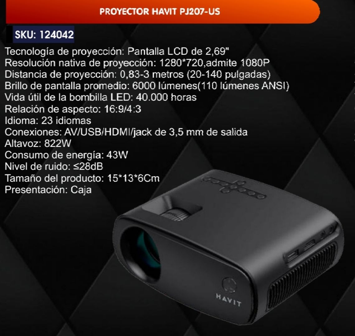 PROYECTOR HAVIT 