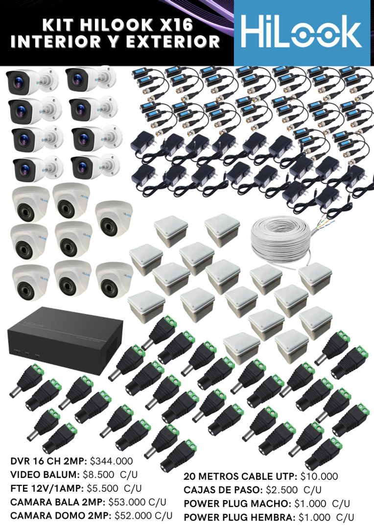 KIT HILOOK X16  INTERIOR Y EXTERIOR