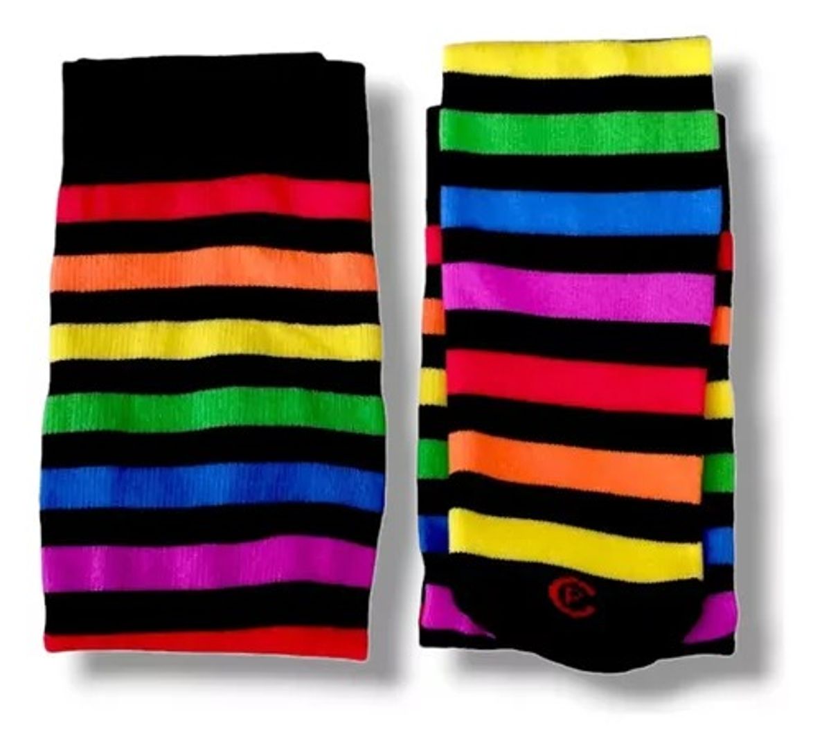 MEDIA BUCANERA NEGRA + MULTICOLOR.