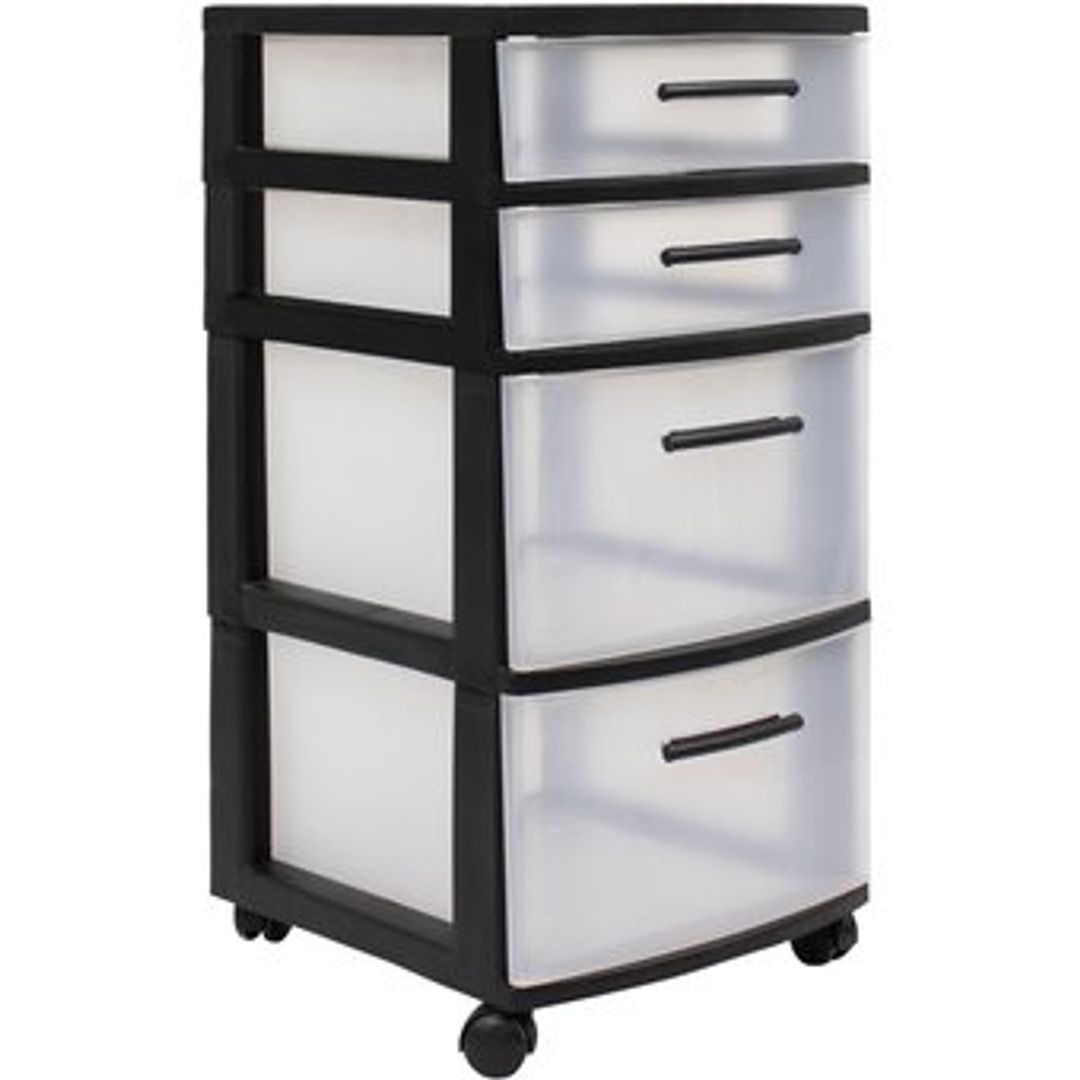 GAVETERO MODULAR ECLYPSE 4 NIVELES NEGRO MQ