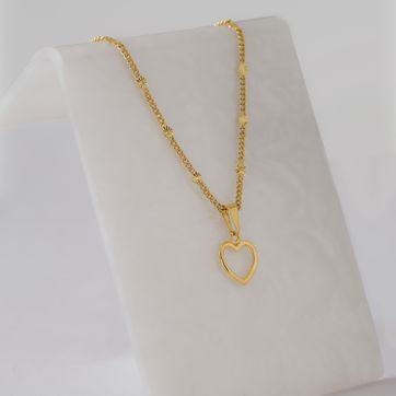 Imagen del producto Cadena destellos dije corazon 
