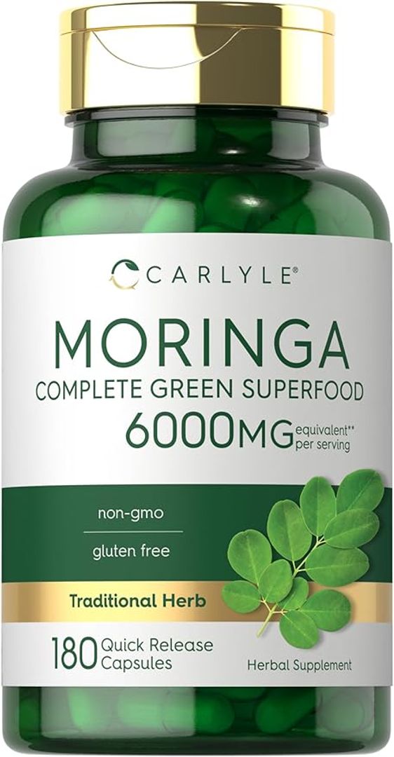Moringa Oleifera 6000 MG 180 Cap CARLYLE