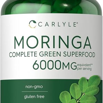 Moringa Oleifera 6000 MG 180 Cap CARLYLE - imagen 1