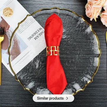 PLATO BASE ORILLA DORADA - imagen 1