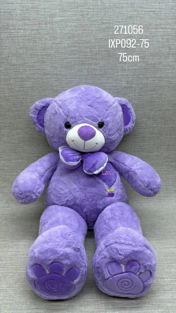 OSO PATAS LARGAS MOÑO GLOBO 75 CM