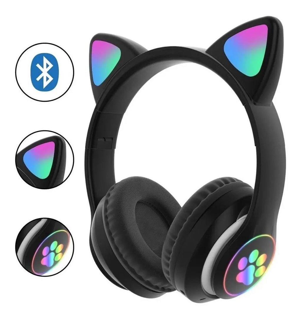 AUDIFONOS DIADEMA GATITO