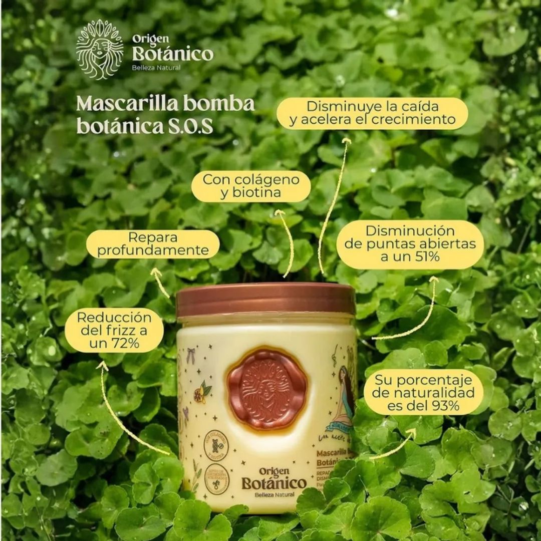 MASCARILLA BOMBA S.O.S ORIGEN BOTANICO