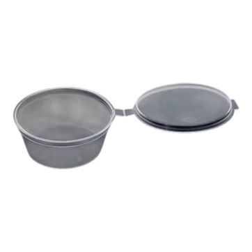 Imagen del producto      E. COPA SALSERA 1.5 OZ CON TAPA - PAQ. X 50 UND 