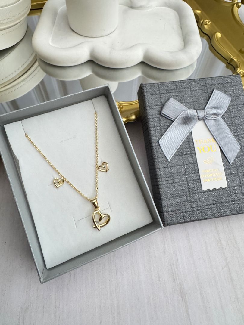 Set regalo rodio corazones 
