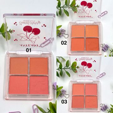 Imagen del producto PALETA DE RUBOR x4 SWEET CHERRY ANYLADY