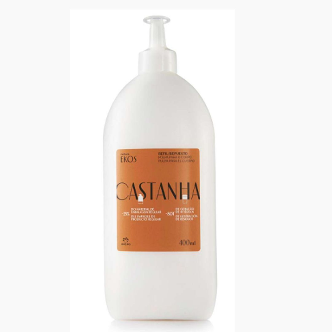 REPUESTO PULPA HIDRATANTE CORPÓRAL EKOS CASTANHA 400 ML