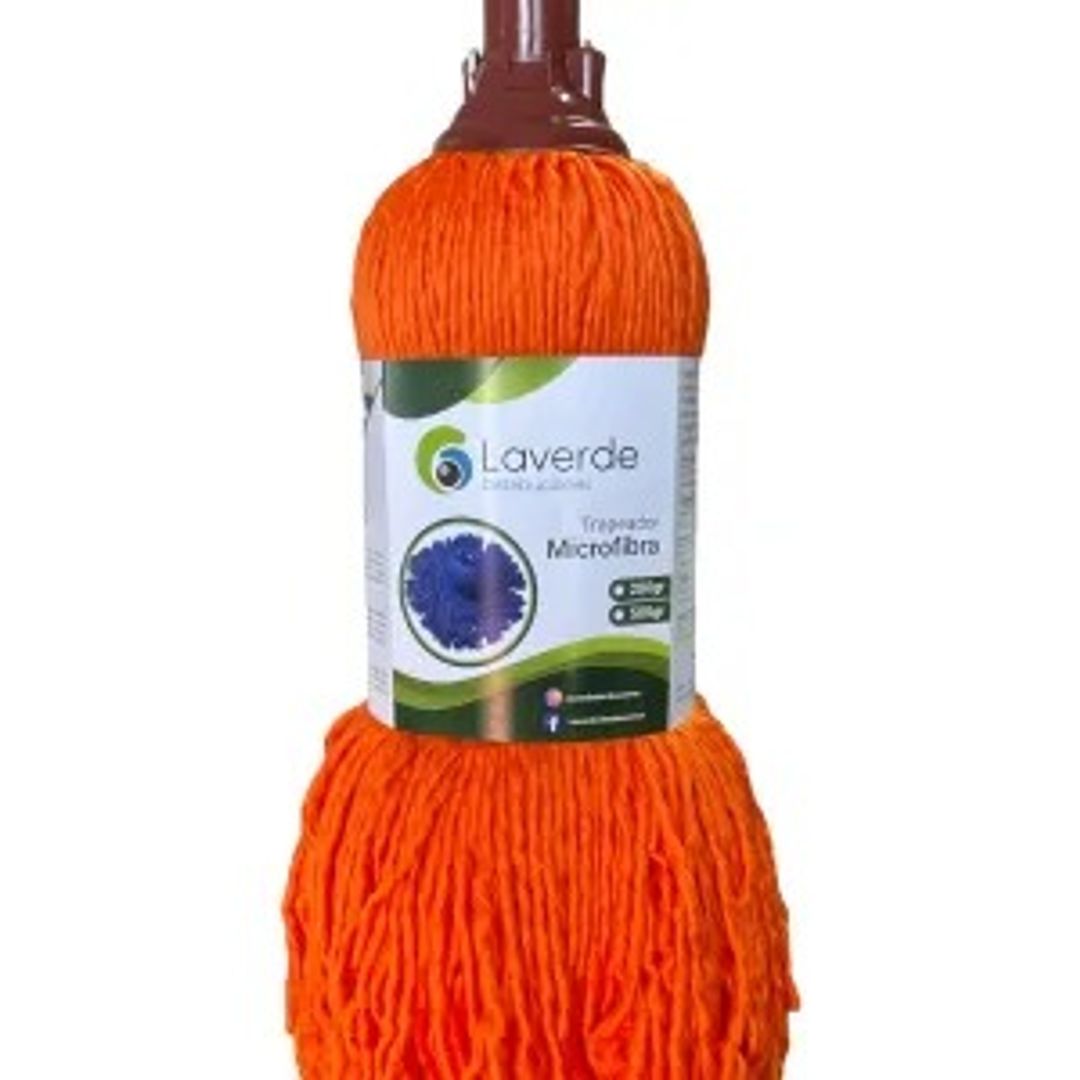 TRAPERO MICROFIBRA NARANJA 500 GR SIN PALO