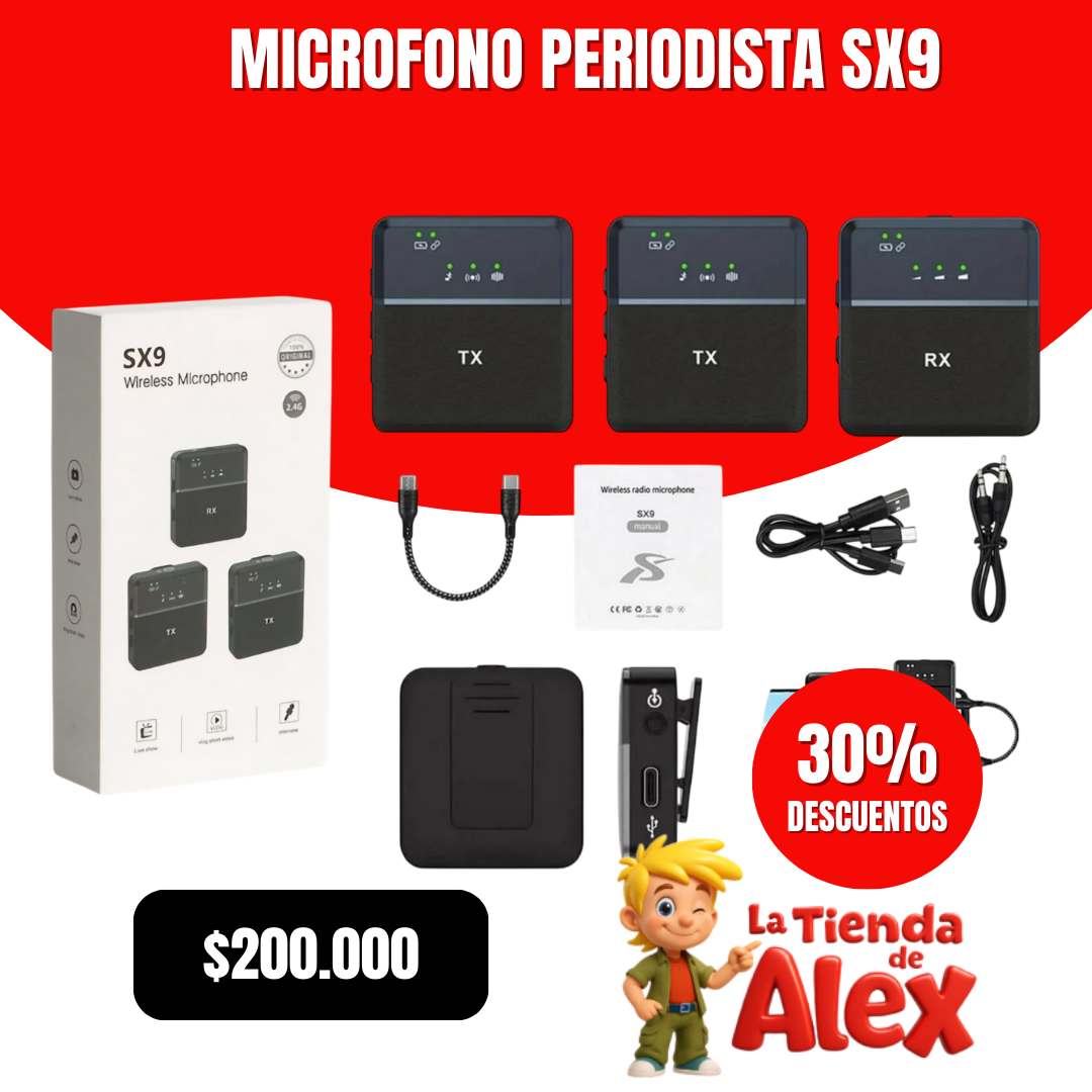 microfono periodista sx9