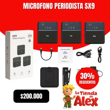 Imagen del producto microfono periodista sx9