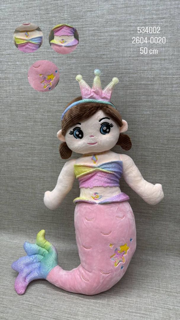 SIRENA   ROSA DE 50 CM 