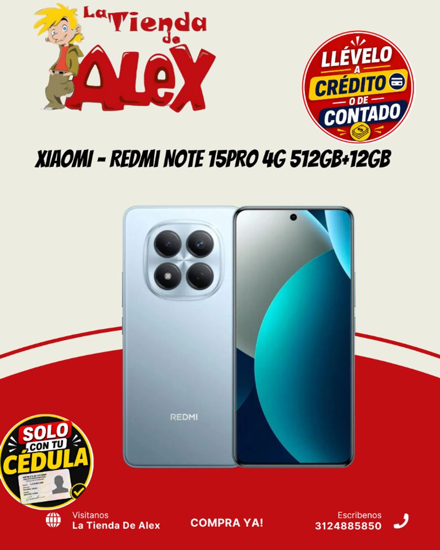 XIAOMI - Redmi Note 15PRO 4G 512GB+12GB
