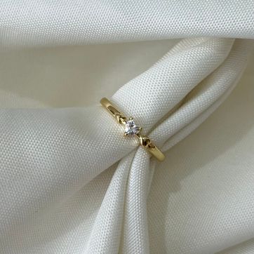 Imagen del producto Anillo falange corazón 