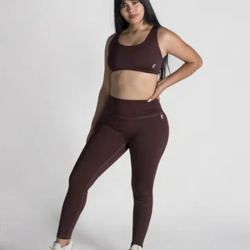 Leggings tiro alto tela Lycra - imagen 1