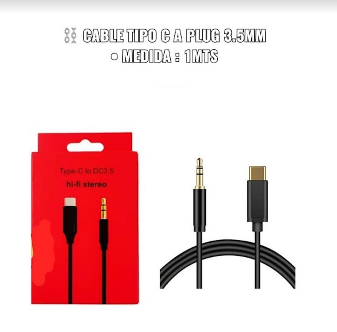 CABLE TIPO C A PLUG